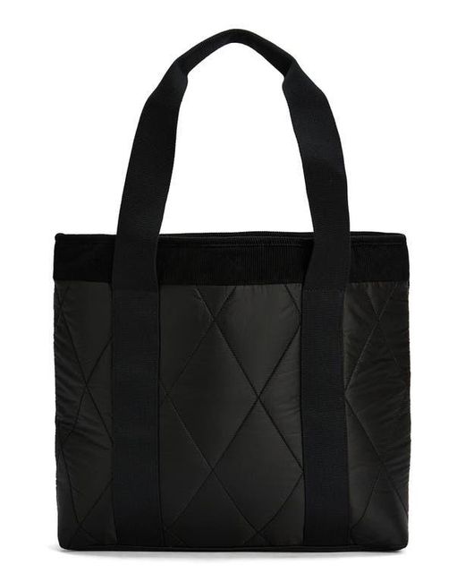Barbour Black Healy Mixed Media Tote