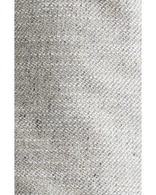 Eleventy Gray Shimmer Twill Shorts