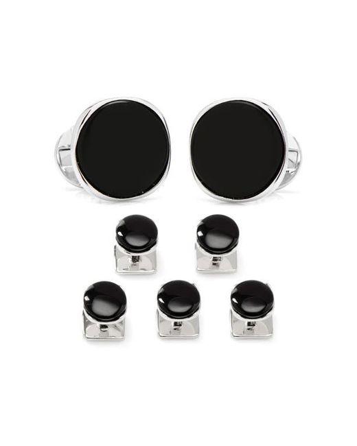 Cufflinks Inc. Black Formal Onyx Cuff Links & Studs Set for men