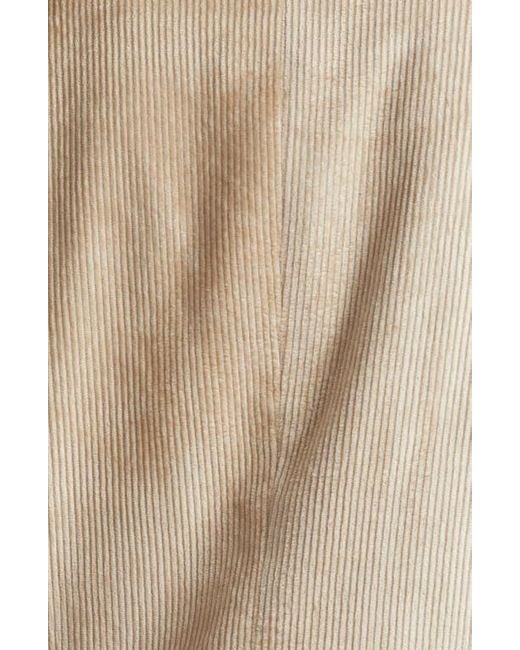 Veronica Beard Natural Sevyn Corduroy Double Breasted Dickey Jacket