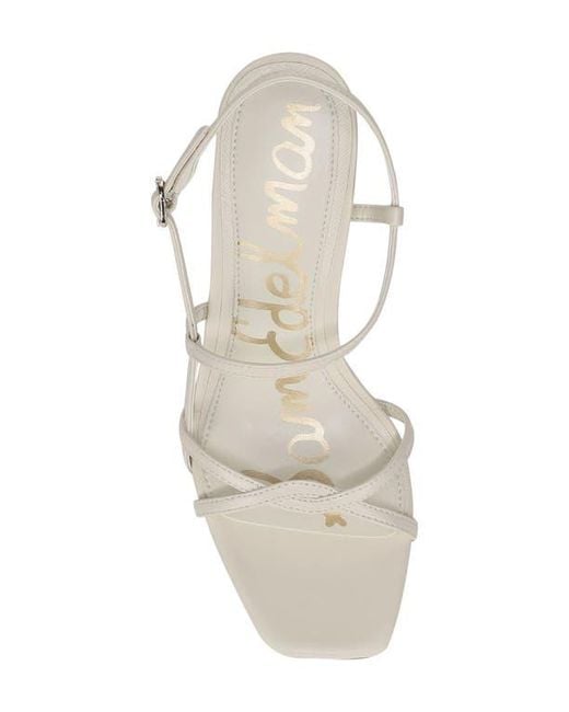 Sam Edelman White Elissa Slingback Sandal