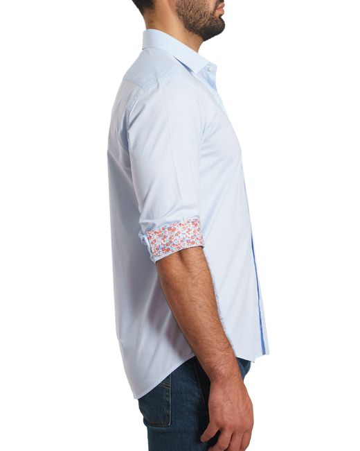 Jared Lang White Pima Cotton Button-up Shirt for men