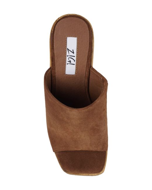 Zigi Brown Zhamira Platform Wedge Sandal