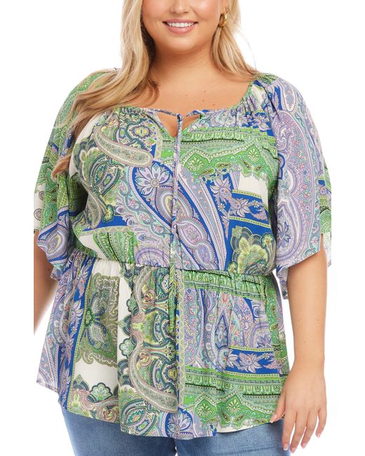 Karen kane ruffle hem top hotsell
