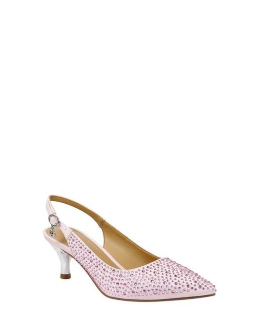 J. Reneé Pink Ferryanne Slingback Pointed Toe Pump