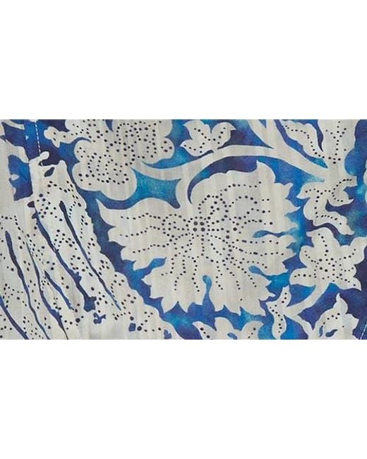 Ulla Johnson Blue Sienna Flutter Sleeve Top