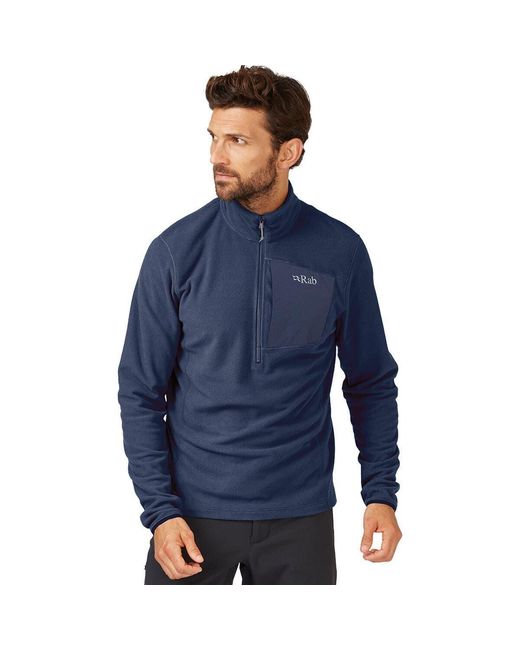 Rab Blue Tecton Pull-On Fleece for men