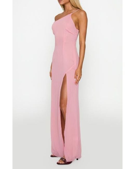 Princess Polly Pink Kiss Of Life Chiffon Gown
