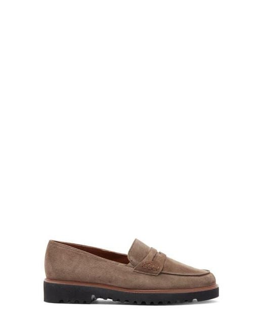 Paul Green Brown Carmel Lug Penny Loafer