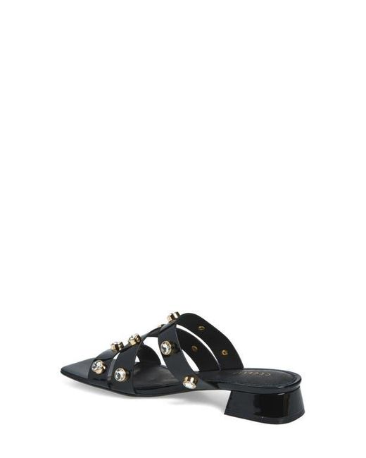 Cecelia New York Black Lindon Slide Sandal