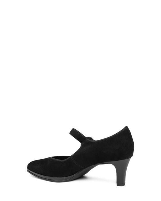 Ara Black Amethyst Mary Jane Pump
