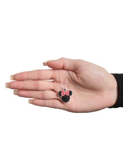 Disney Red Bow Pendant Necklace