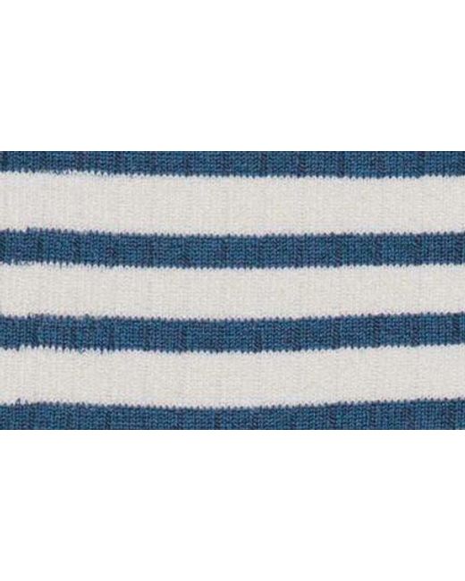 & Other Stories Blue & Marnie Stripe Rib Socks