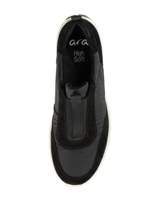 Ara Black Nerine Slip-On Sneaker
