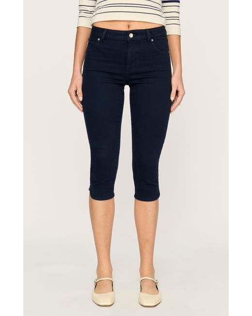 DL1961 Blue Bardot Capri Crop Skinny Jeans