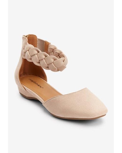 Comfortview White The Rayna Flat
