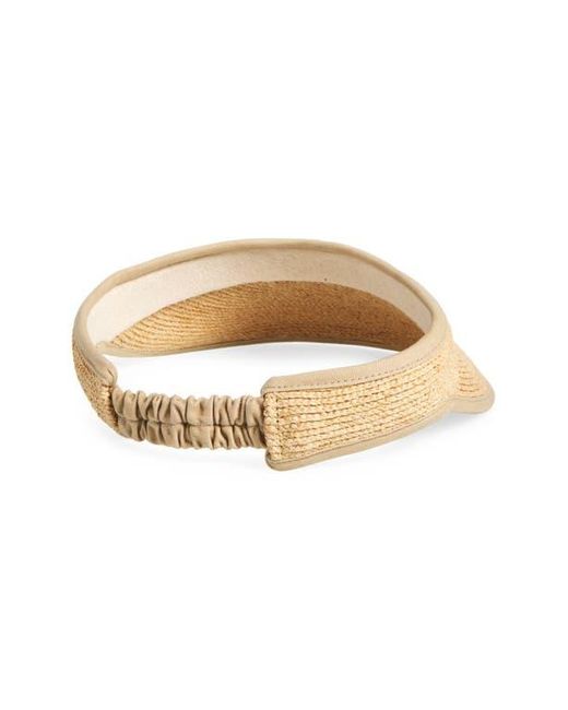 Lack of Color Natural Raffia Visor
