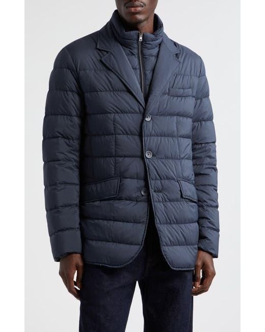 Herno La Giacca Water Resistant Down Blazer With Removable Herno La Giacca Water Resistant Down Blazer With Removable