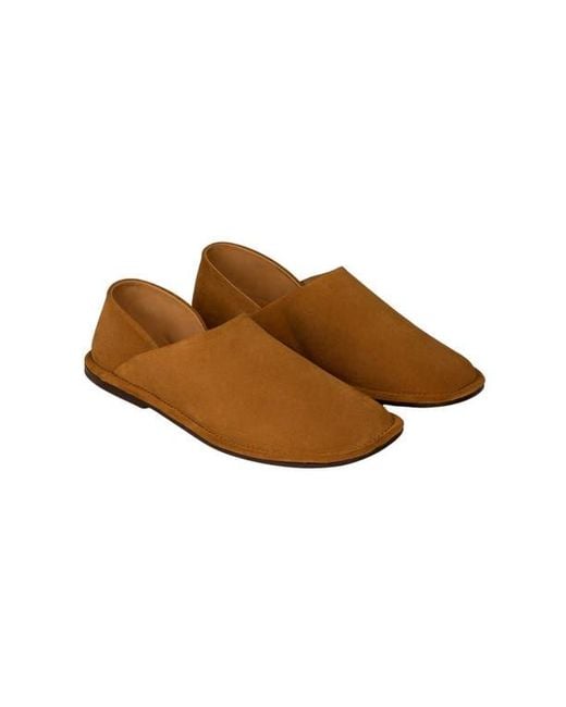 Sandro Brown Split Leather Slippers for men