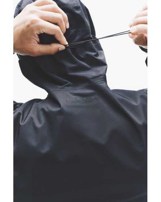 H&M Black Packable Rain Jacket With Stormmove for men