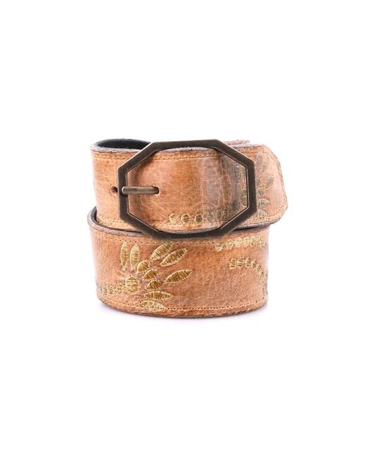 Bed Stu White Mohawk Belt