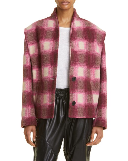 Etoile Isabel Marant Isabel Marant Etoile Ipa Plaid Buttoned Top, $255 |  Bergdorf Goodman | Lookastic