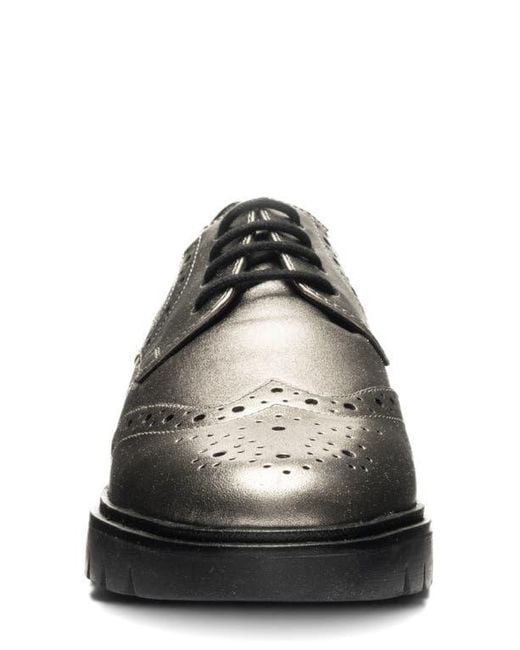 Ara Metallic Clementine Wingtip Derby