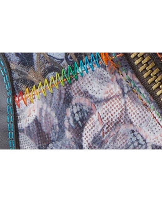 Spring Step Multicolor Maylah Lace-Up Bootie