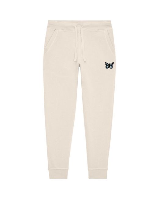 Alix Natural Butterfly Midweight Fleece Jogger Pant