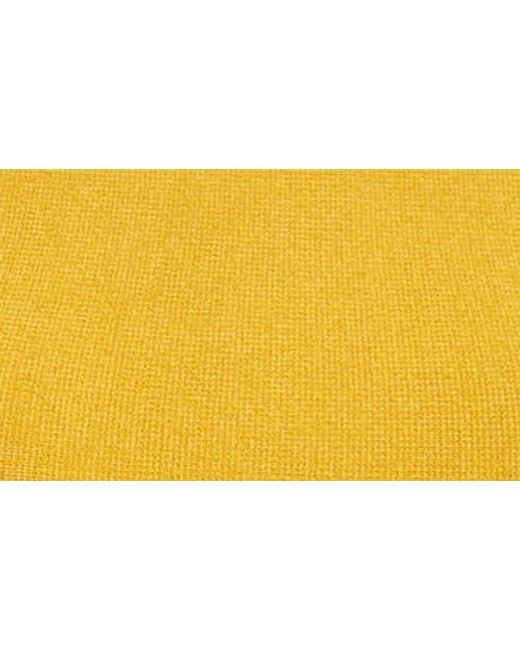 Ulla Johnson Yellow Fanna Eyelet Detail Knit Minidress