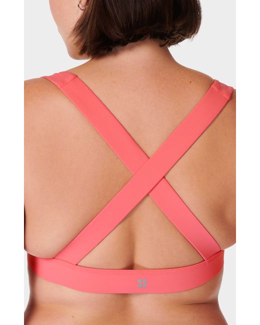 Sweaty Betty Pink Peninsula Bikini Top
