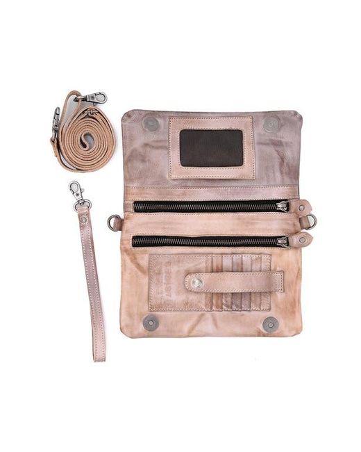 Bed Stu Pink Cadence Clutch