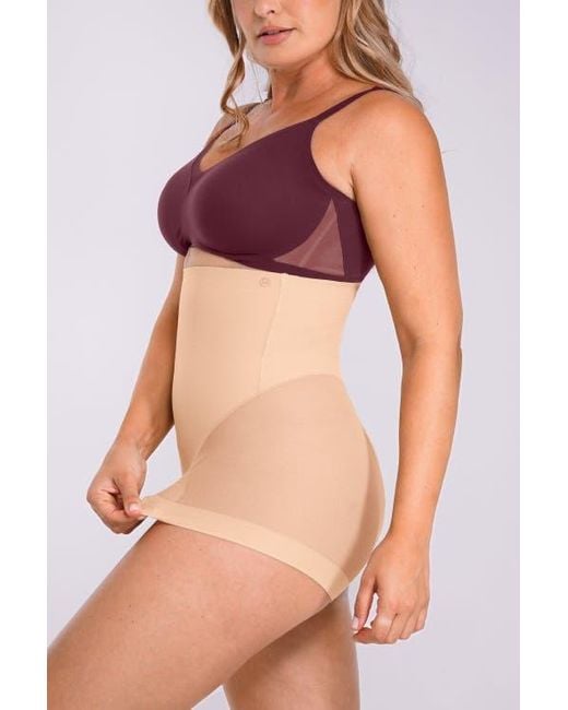 Shapellx Purple Mesh Smooth Butt-Lifting Brief