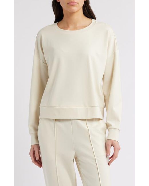 Eileen Fisher Natural Boxy Knit Top