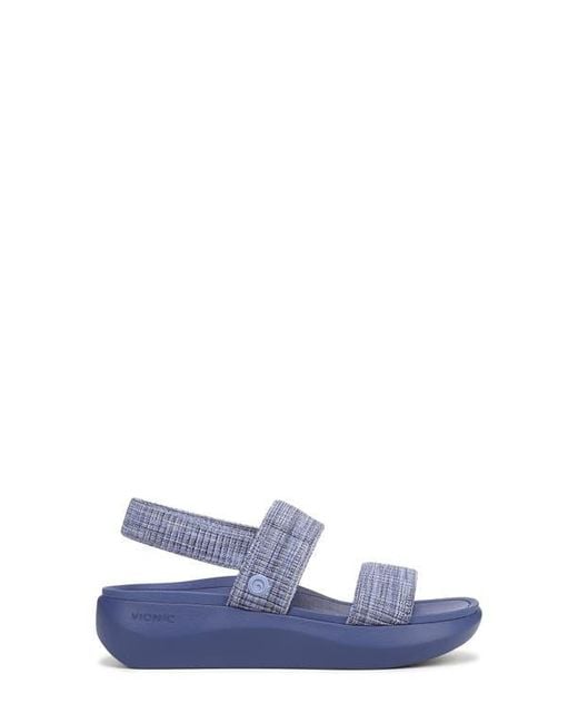 Vionic Blue The Sky Slide Sandal