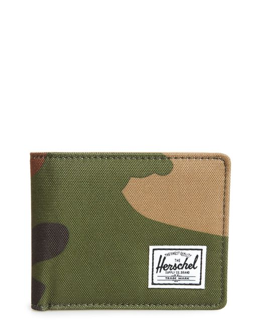 Herschel Supply Co. Green Hank Rfid Bifold Wallet for men