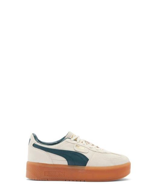 PUMA White Palermo Elevata Platform Sneaker