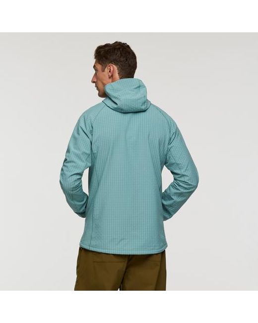 COTOPAXI Blue Yermo Hooded Jacket for men