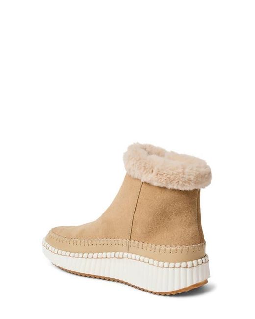 Jack Rogers Natural Janetta Faux Fur Bootie