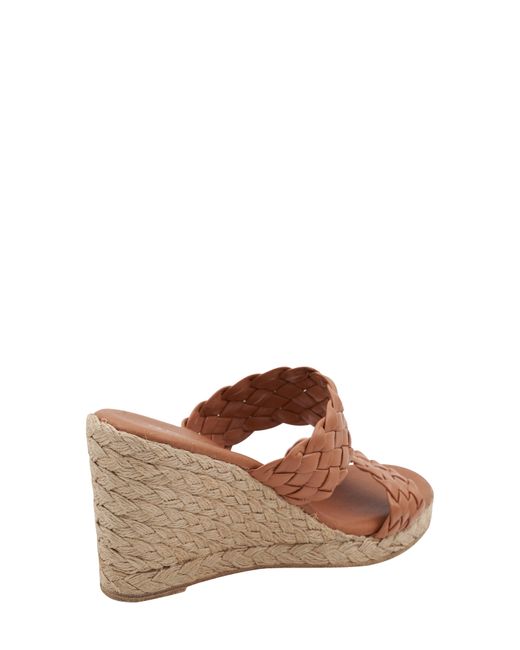Andre Assous Brown Aria Espadrille Wedge Sandal
