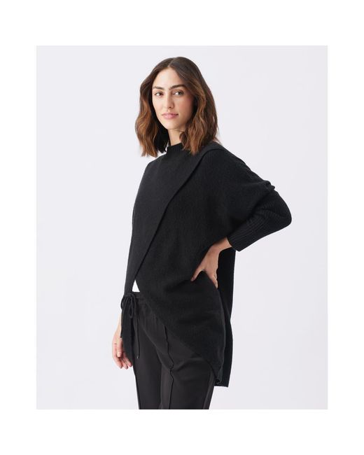 Ripe Maternity Black Hallie Cross Over Knit