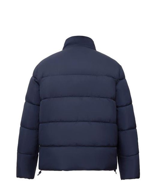 Rokka&Rolla Blue Lightweight Modern Puffer Jacket for men