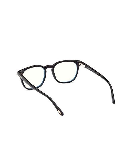 Tom Ford Brown 53Mm Square Light Blocking Glasses for men