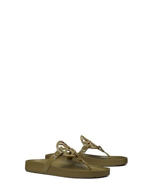 Tory Burch Green Miller Cloud Lite Flip Flop