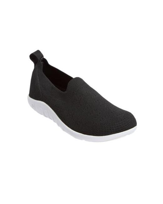 Comfortview Black The Ivan Arch Slip On Flat