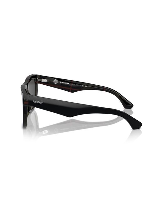Burberry Black 56mm Square Sunglasses for men