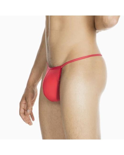 Hom Red Plume G-String for men