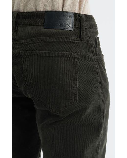 Mavi Black Marcus Straight Leg Corduroy Pants for men