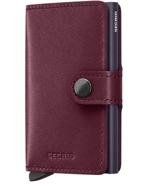 Secrid Purple Miniwallet Original for men