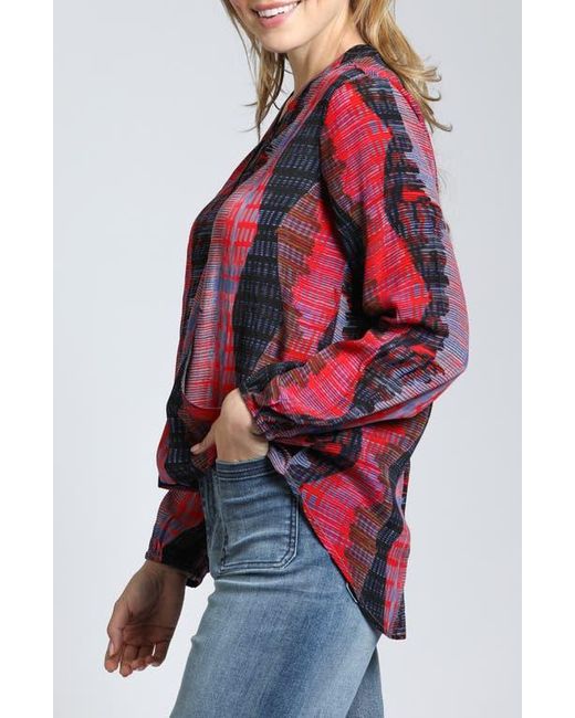 Apny Blue Printed Top